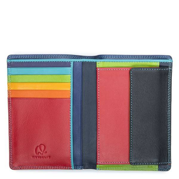 Mywalit Portafoglio Verticale da Uomo Doppio Scomparto Black Pace Novità