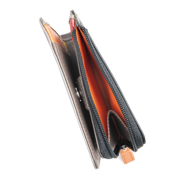 Mywalit Portafoglio Mini Doppio Scomparto Fumo Saldi Di Fabbrica