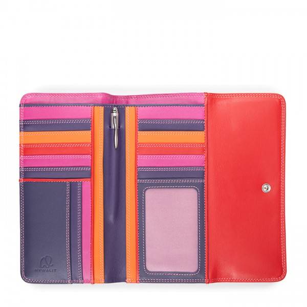 Mywalit Portafoglio a tre ante con zip Sangria Multi Offerta natalizia