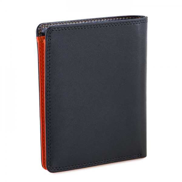 Mywalit Portafoglio standard uomo con tecnologia RFID Nero-Arancione Promozione