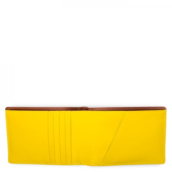 Mywalit Portafoglio da viaggio da uomo con tecnologia RFID Marrone-Giallo Acquista Ora