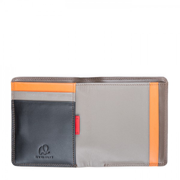 Mywalit Portafoglio da uomo Bi-fold con scomparto estraibile Nappa Fumo Shopping Online