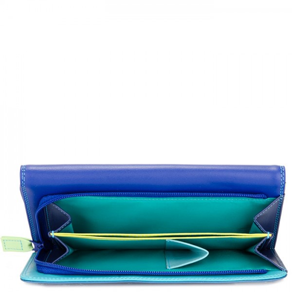 Mywalit Portafoglio a tre ante con zip Seascape In Vendita