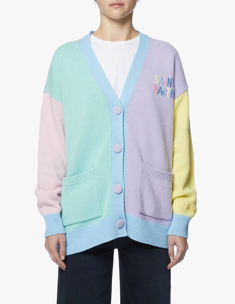 MC2 Saint Barth Cardigan in misto lana Chloe Vendita