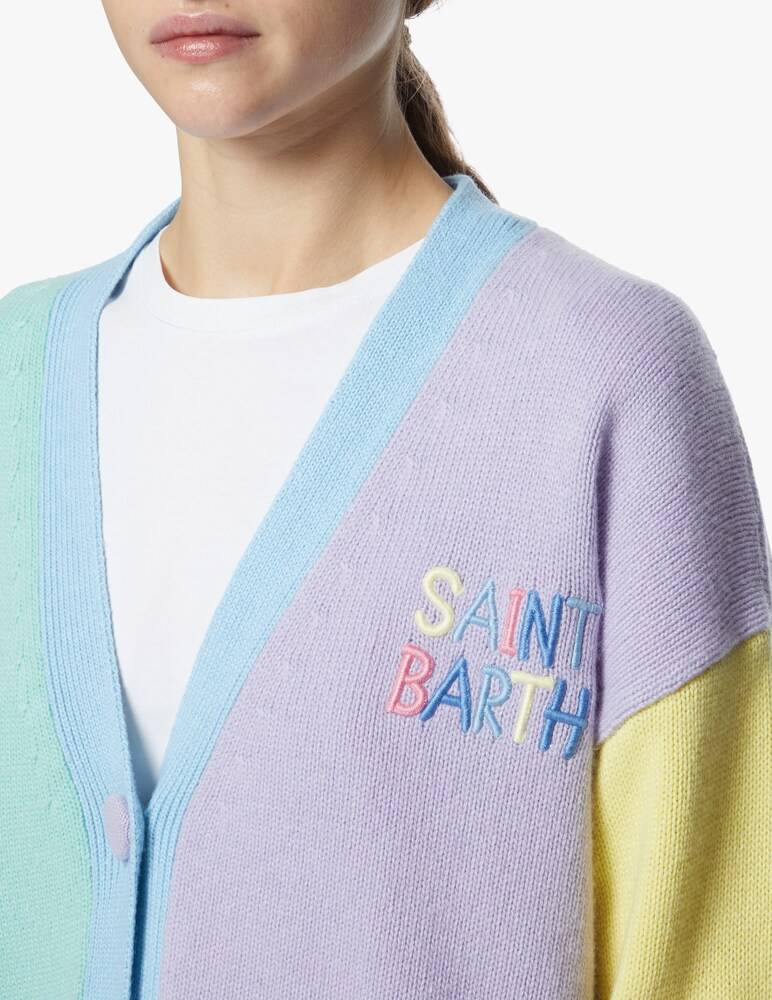 MC2 Saint Barth Cardigan in misto lana Chloe Vendita