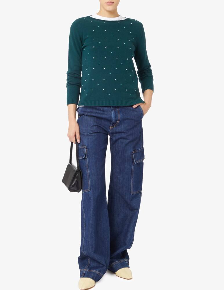 Elizabeth Ascot Maglione in misto lana Negozio