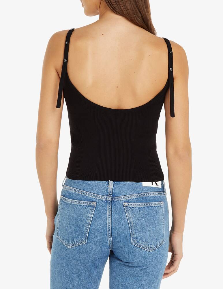 Calvin Klein Jeans Top in misto cotone Presa