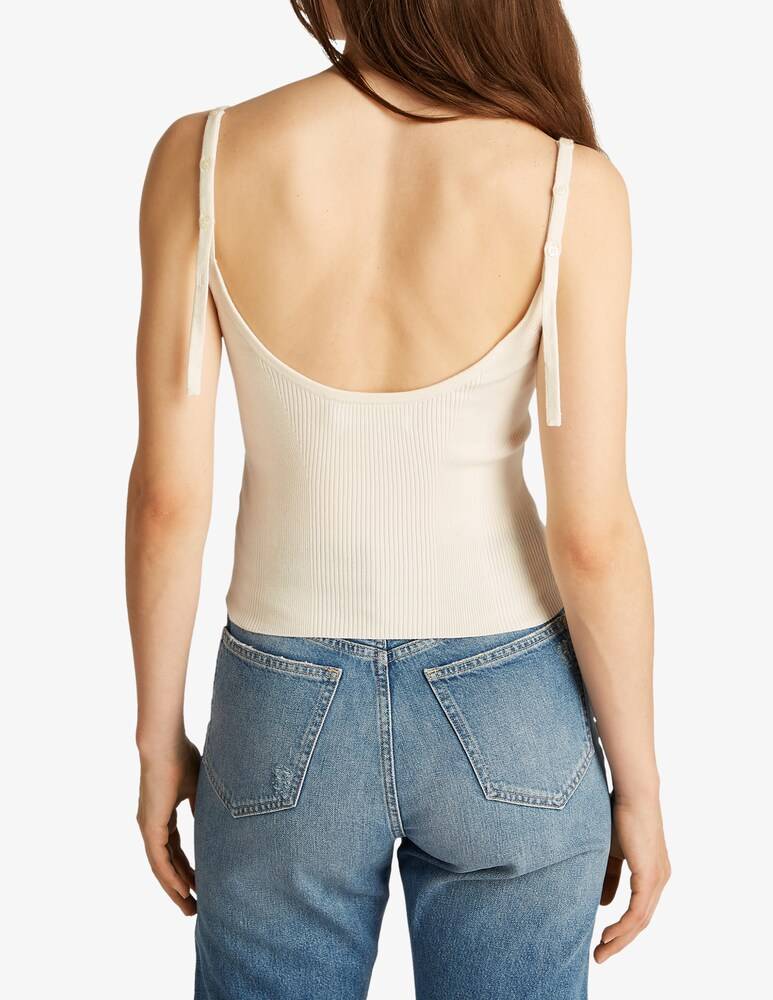 Calvin Klein Jeans Top in misto cotone Sconto