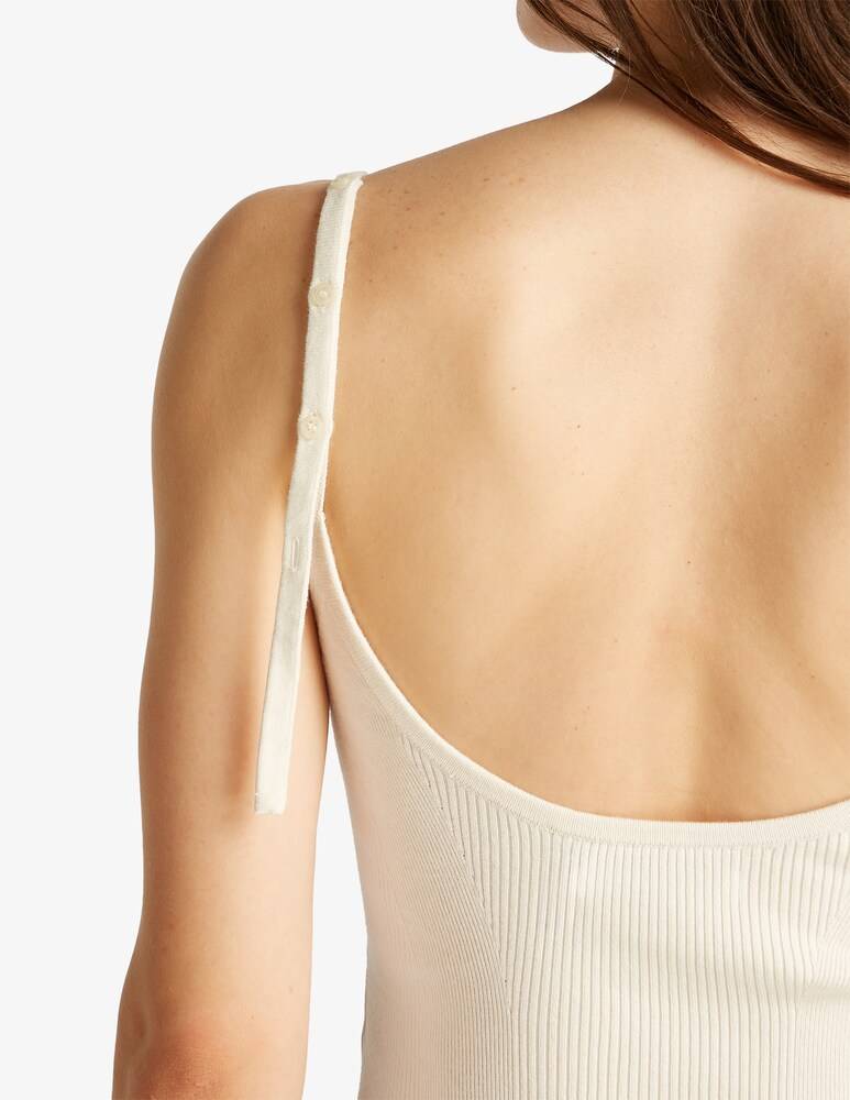 Calvin Klein Jeans Top in misto cotone Sconto