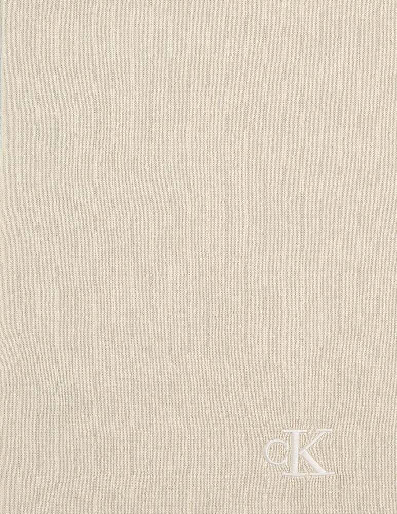 Calvin Klein Jeans Sciarpa monogram ricamata Nuova
