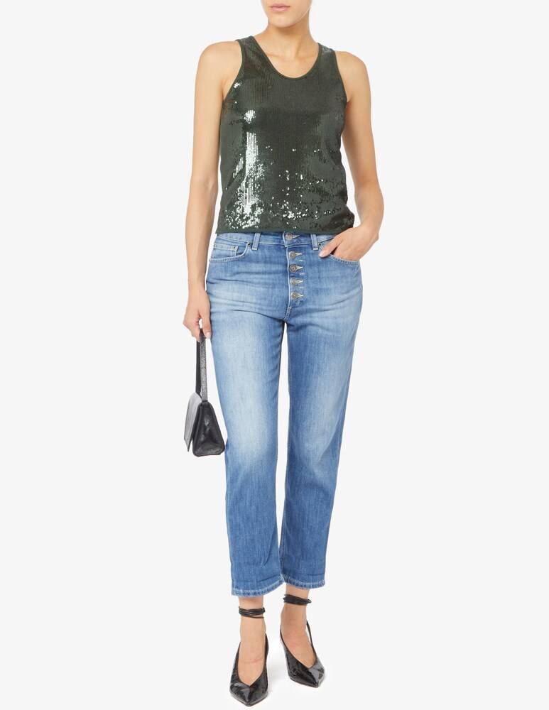 EMME Marella Veneto top con paillettes Moda