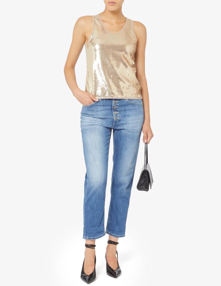 EMME Marella Veneto top con paillettes 2025