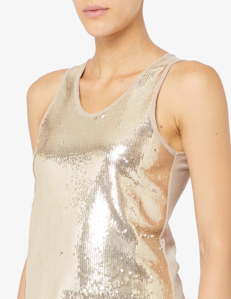 EMME Marella Veneto top con paillettes 2025