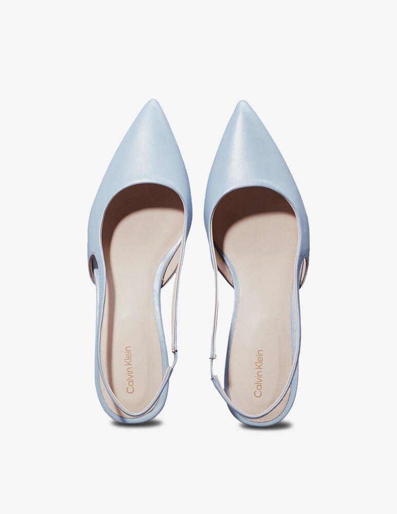 Calvin Klein Slingback in pelle In Linea