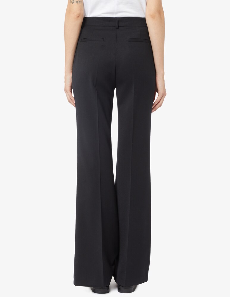 24.7 Studio Pantaloni flare in lana In Vendita
