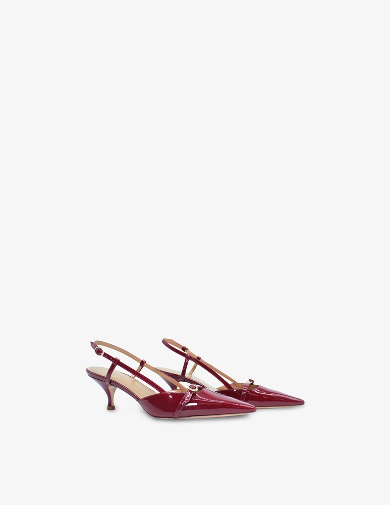 A. Bocca Slingback in vernice con tacco kitten Negozi Online