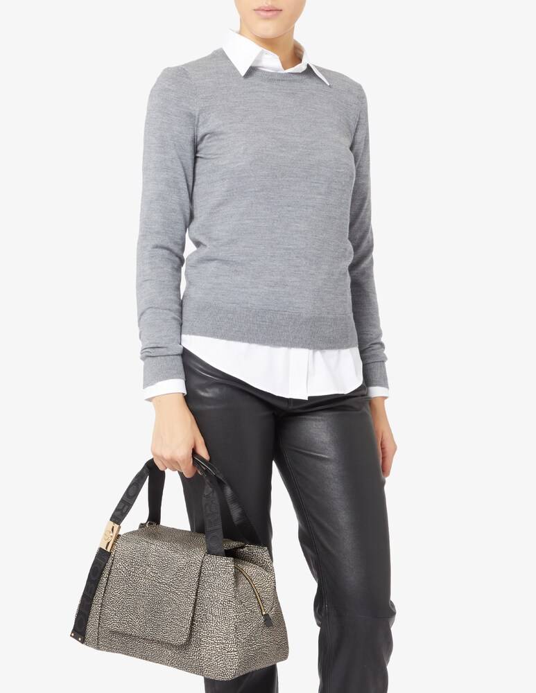 Borbonese Borsa cortina bauletto M Offerta San Valentino