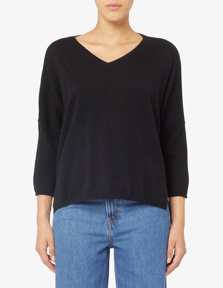 Rosso35 Maglione con gioilello in misto cachemire