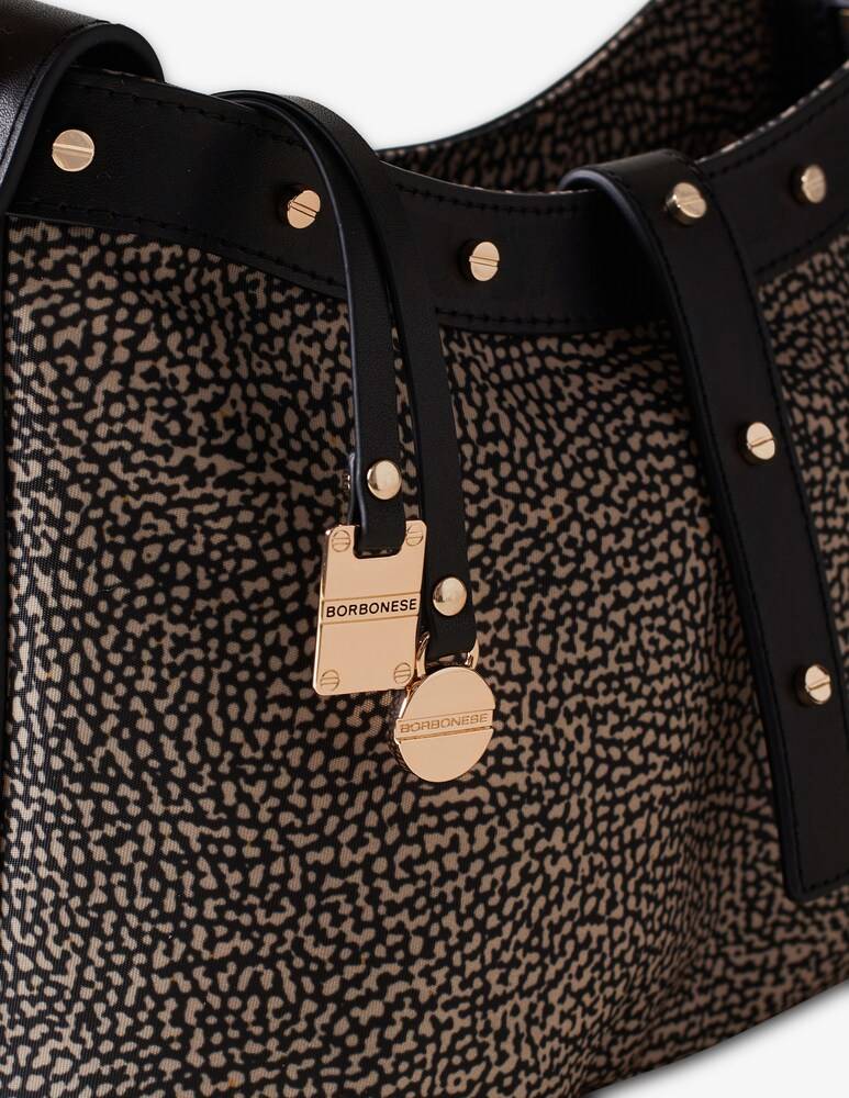 Borbonese Borsa hobo Metropole Mini In Linea