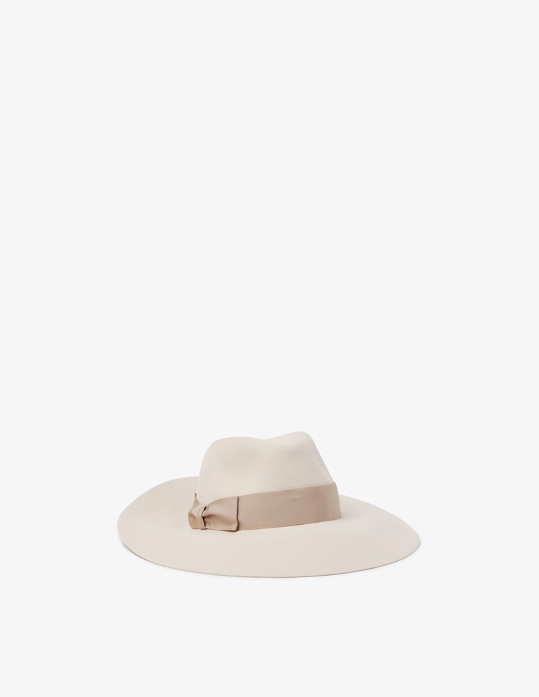 Borsalino Feltro rasato sfoderato cinta cannete 4 cm Novità