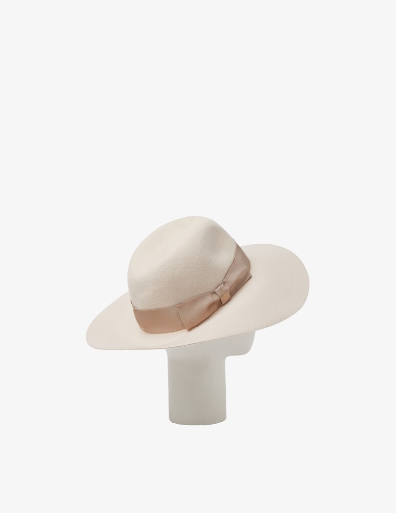 Borsalino Feltro rasato sfoderato cinta cannete 4 cm Novità