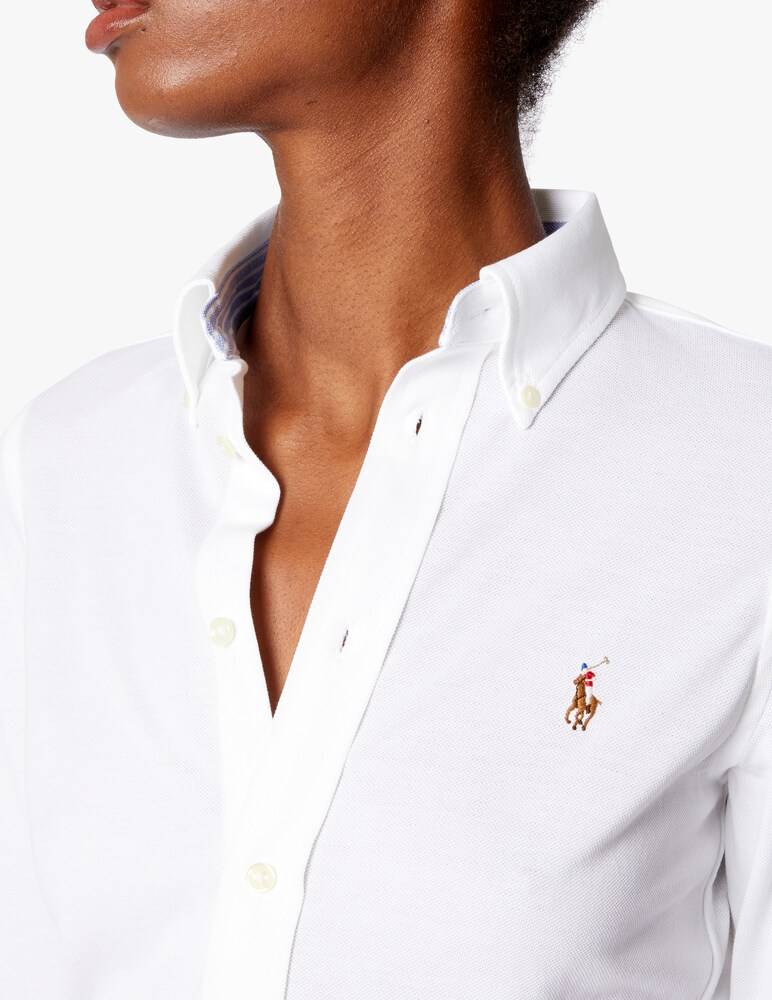 Polo Ralph Lauren Heidi Skinny camicia manica lunga In vendita