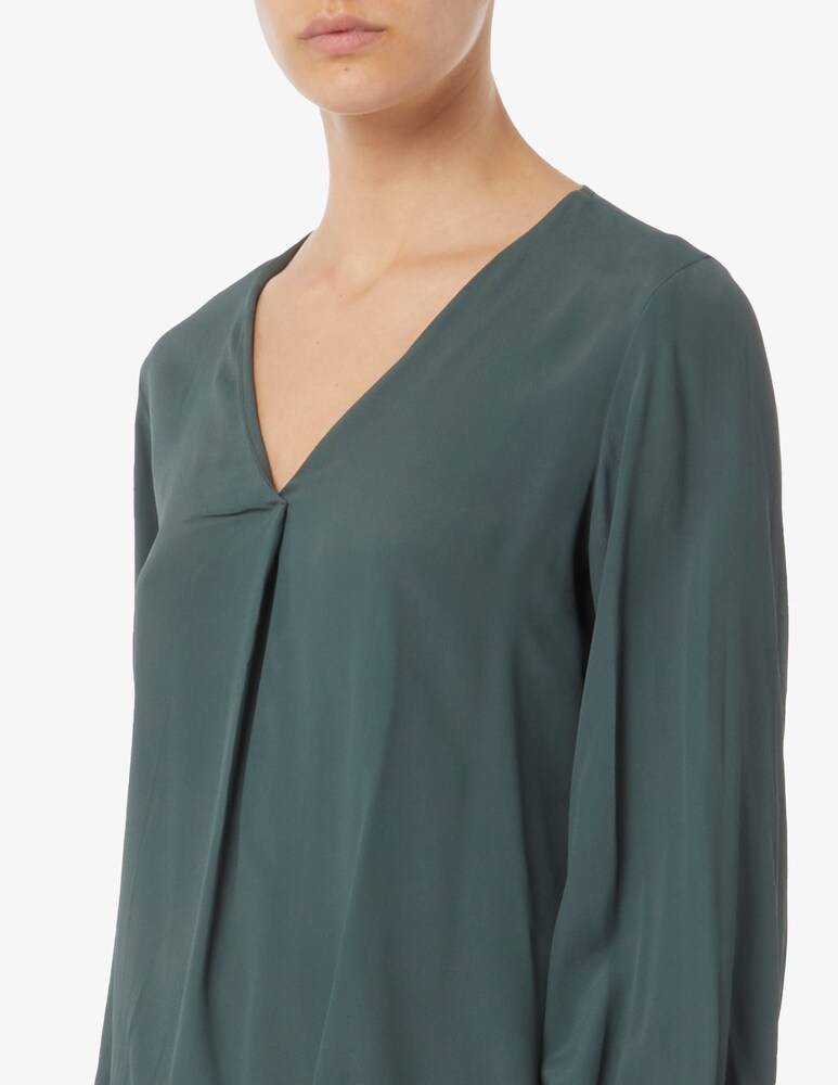 EMME Marella Pordoi blusa v in misto seta Promozione Limitata