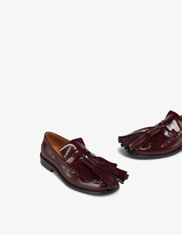 Marni Mocassino bambi in pelle con maxi nappine Fino al 65% di sconto