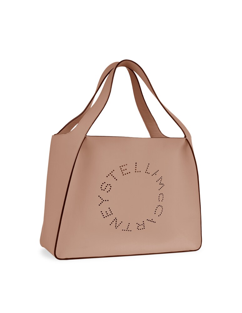 Stella McCartney Tote Bag Stella con logo - beige Novità