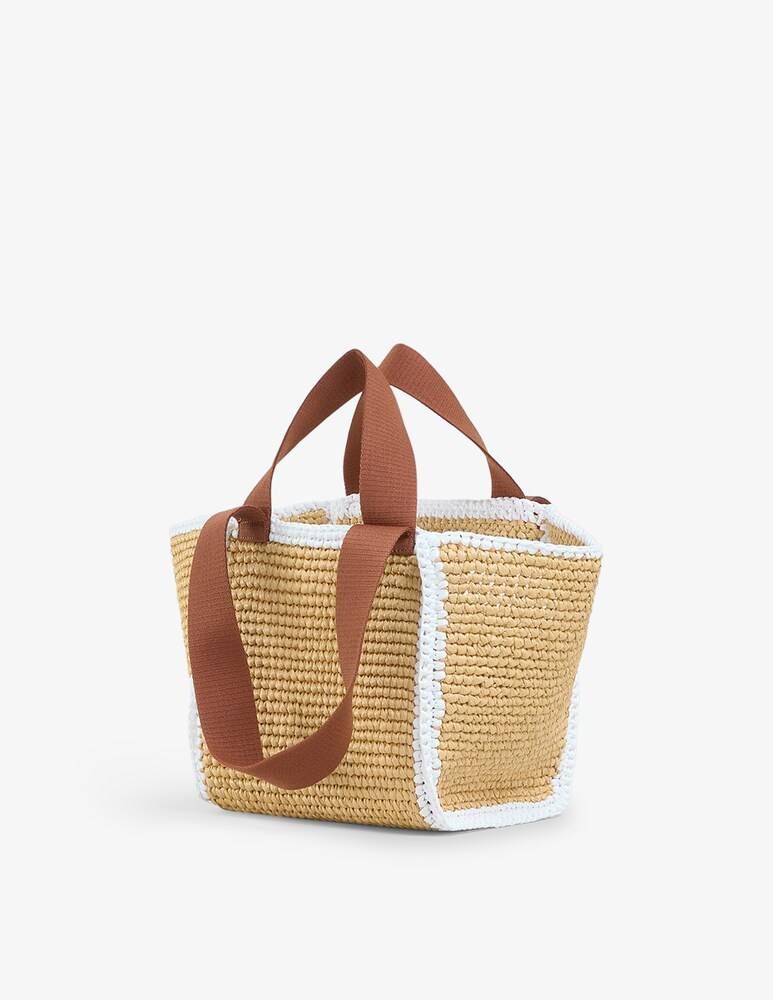 Marni Sillo borsa shopper in maglia macramé effetto rafia Sconto di tempo limitato