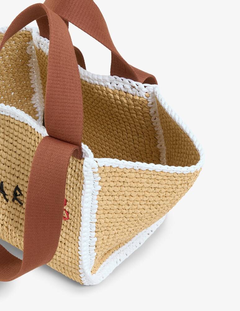 Marni Sillo borsa shopper in maglia macramé effetto rafia Sconto di tempo limitato
