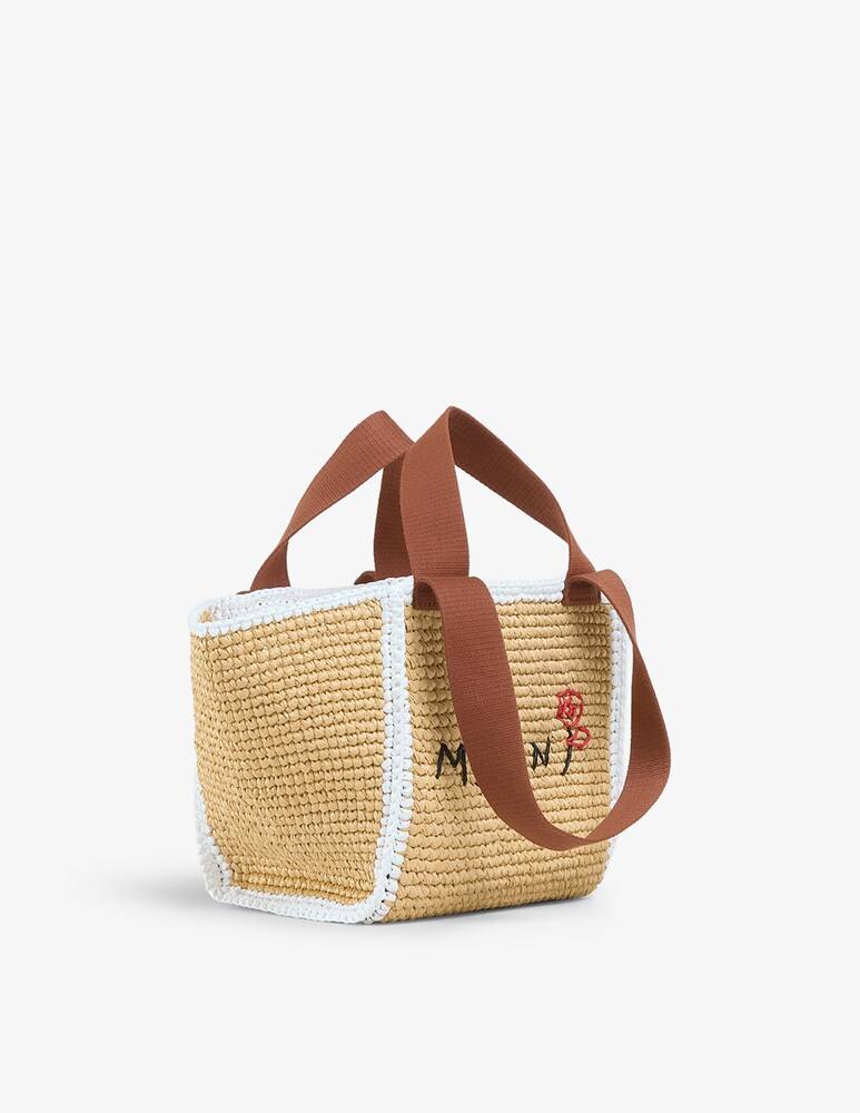 Marni Sillo borsa shopper in maglia macramé effetto rafia Sconto di tempo limitato