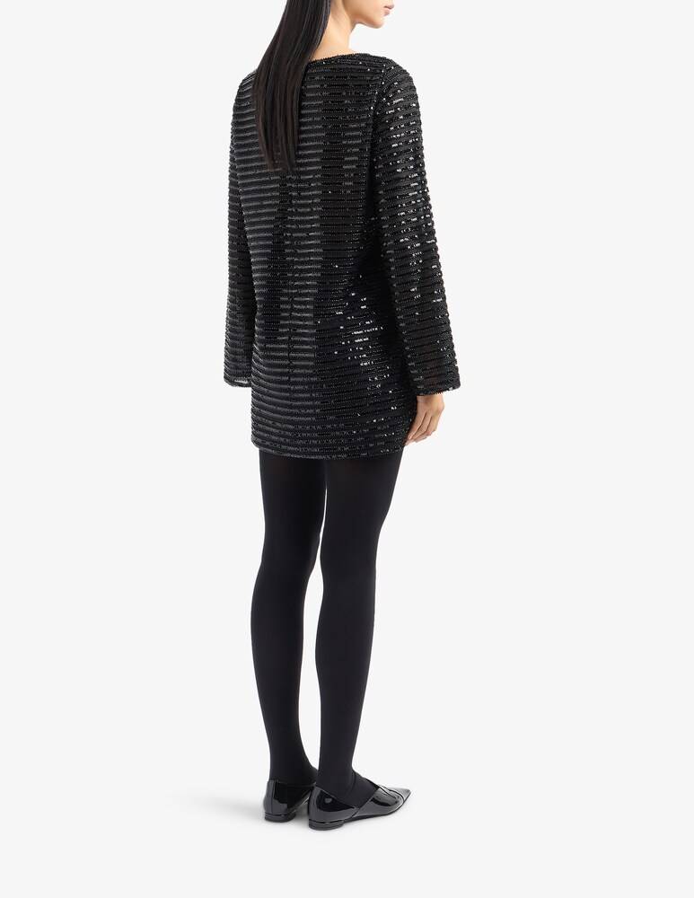 Emporio Armani Vestito corto a manica lunga Vendita calda