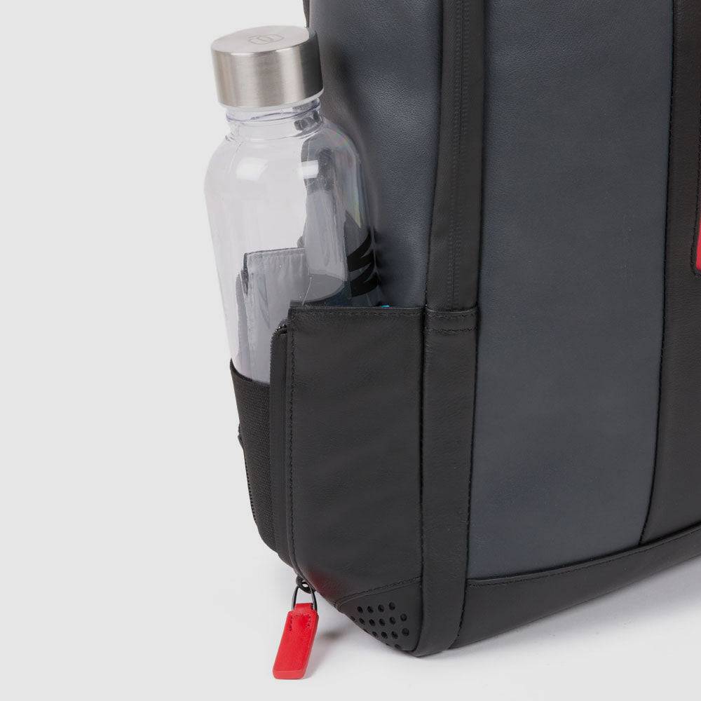 Piquadro PC and iPad® backpack with anti-theft cable Convenienza