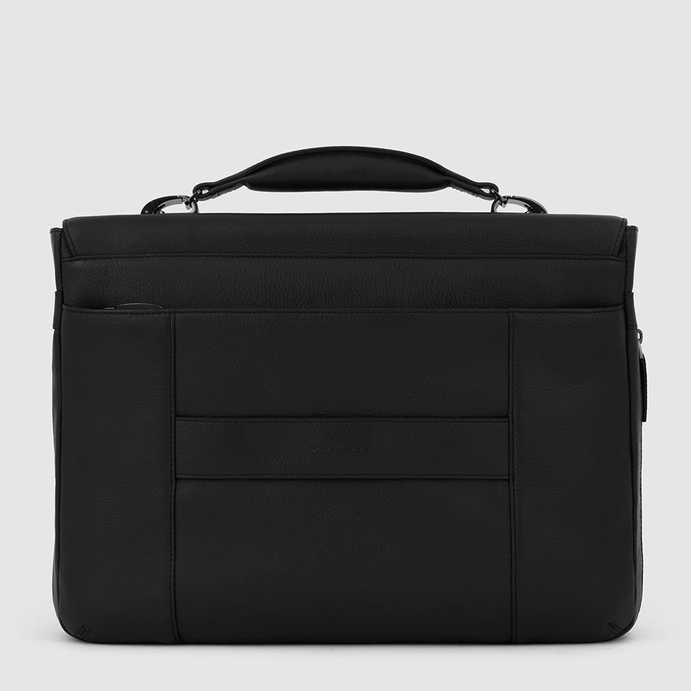 Piquadro Flap-over, expandable computer bag 15,6" Italy