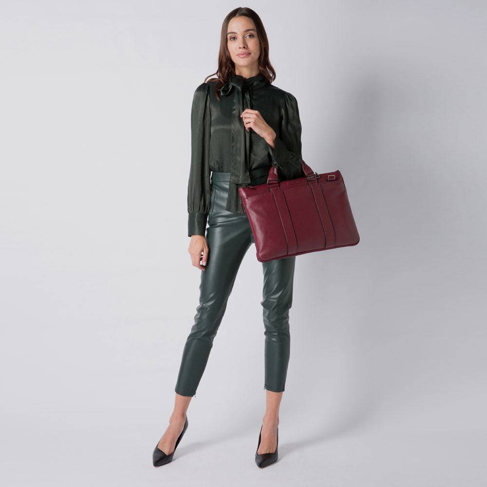 Piquadro Expandable, slim computer bag Offerte