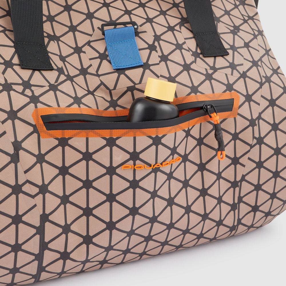 Piquadro waterproof duffel bag with latch roll top, Prezzo Ridotto