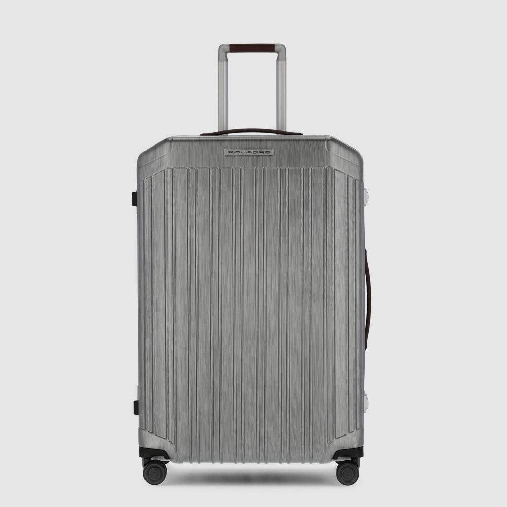 Piquadro Big size, hardside spinner with TSA lock