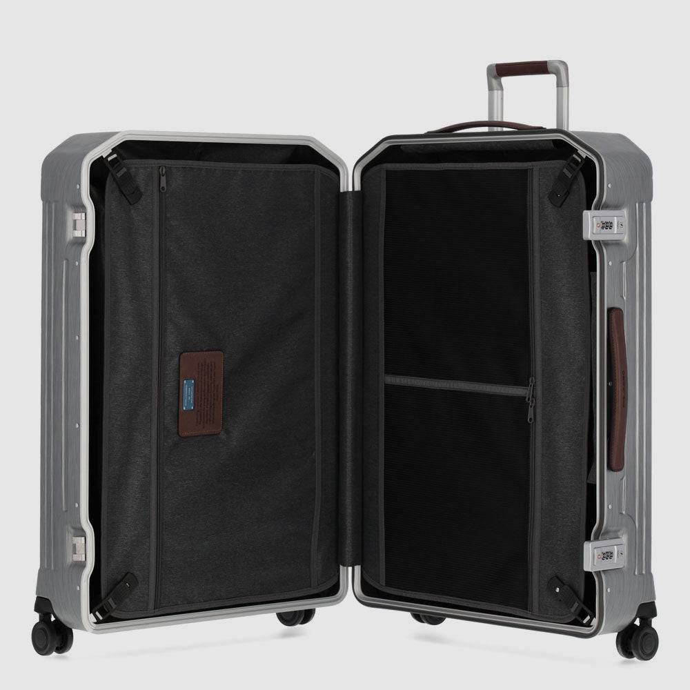 Piquadro Big size, hardside spinner with TSA lock Sottocosto