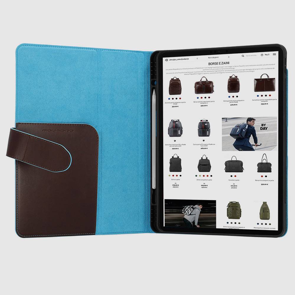 Piquadro iPad®Pro 11’’ stand up leather case I Più Venduti