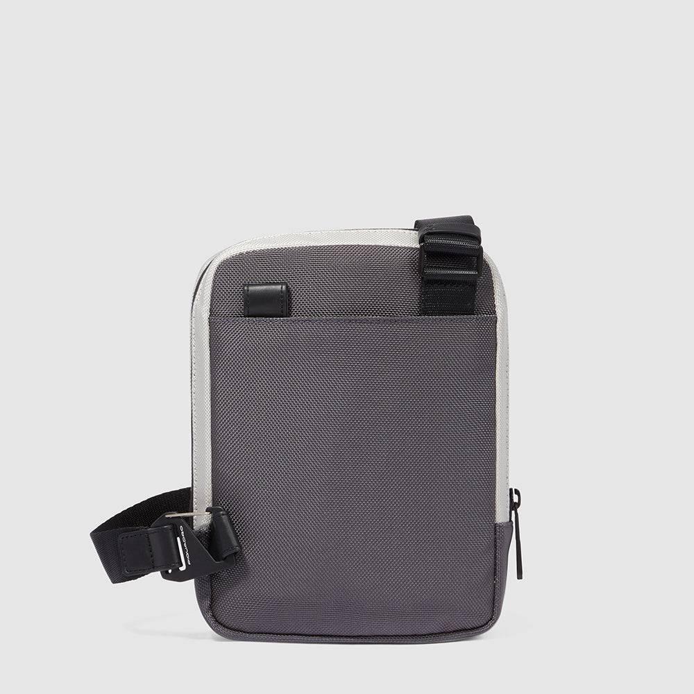 Piquadro iPad®mini pocket crossbody bag in recycled fabric In Vendita