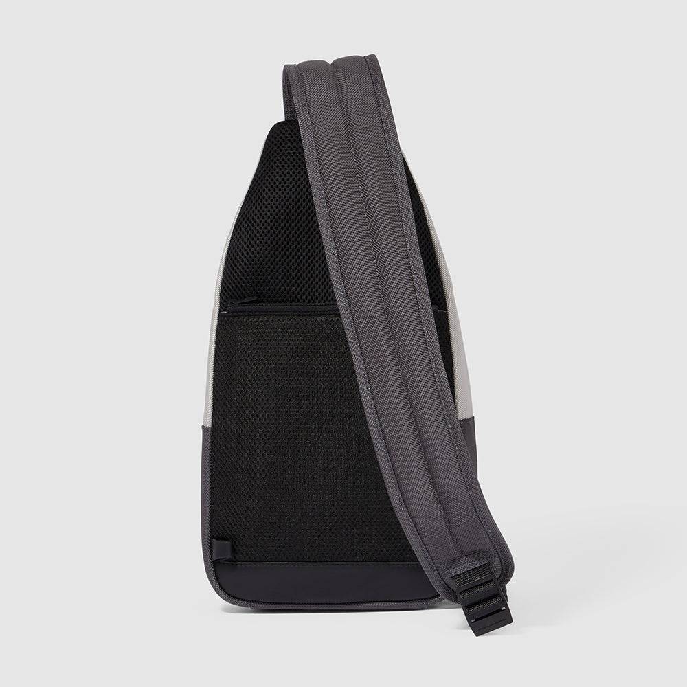 Piquadro Mono sling bag for iPad®mini in recycled fabric Saldi