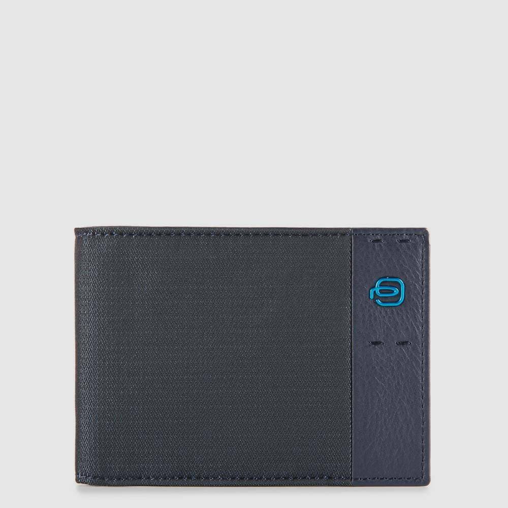Piquadro Men’s wallet with flip up ID window, coin pocket I Più Venduti