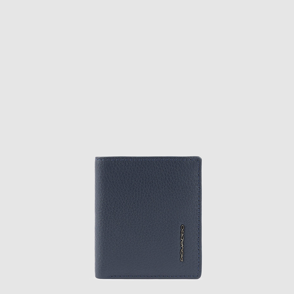 Piquadro Vertical men’s wallet with coin pocket Nuova