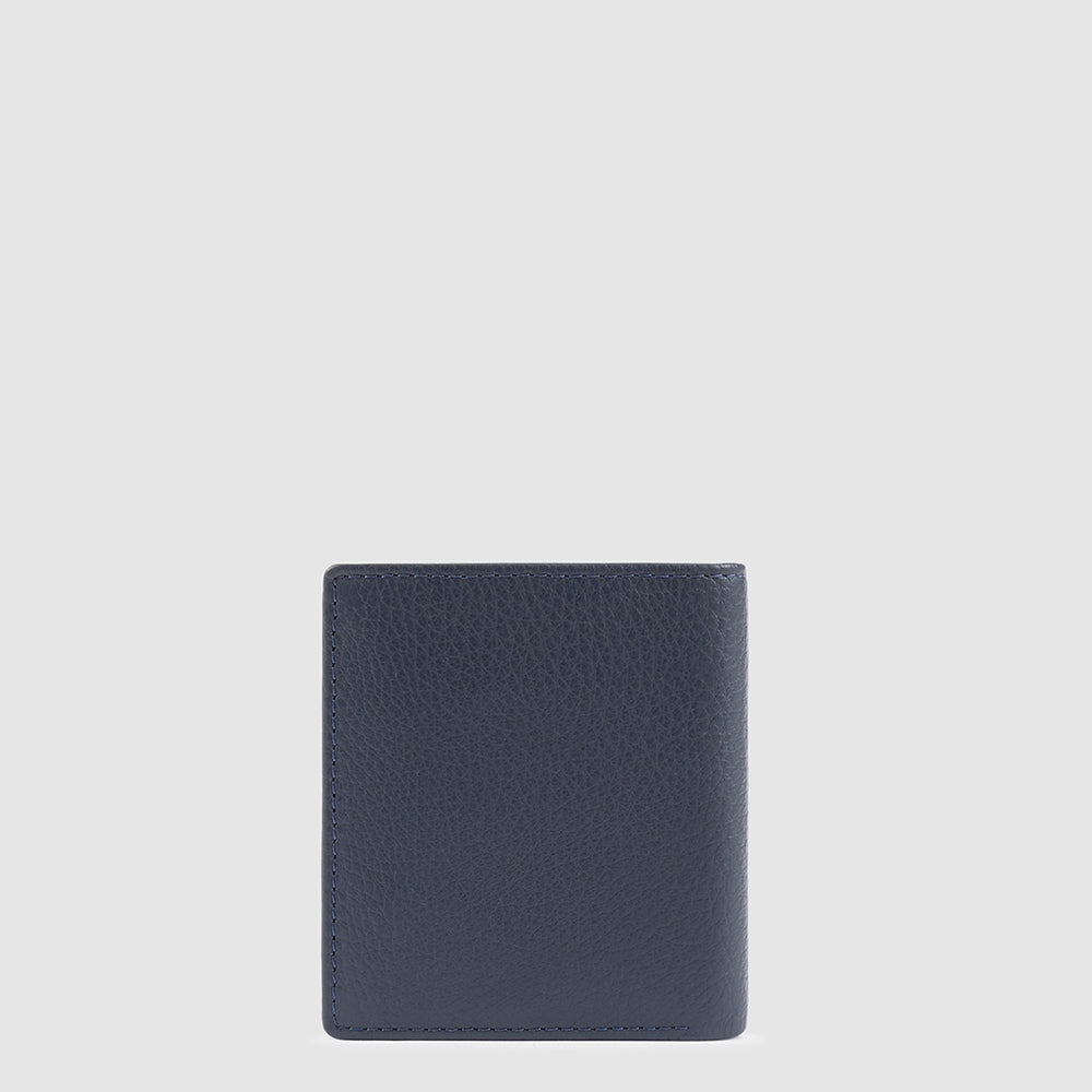 Piquadro Vertical men’s wallet with coin pocket Nuova