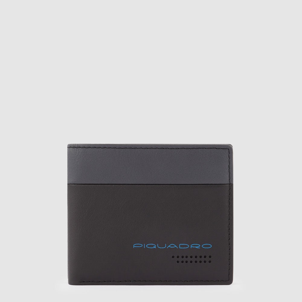 Piquadro Men’s wallet with removable document facility Italy