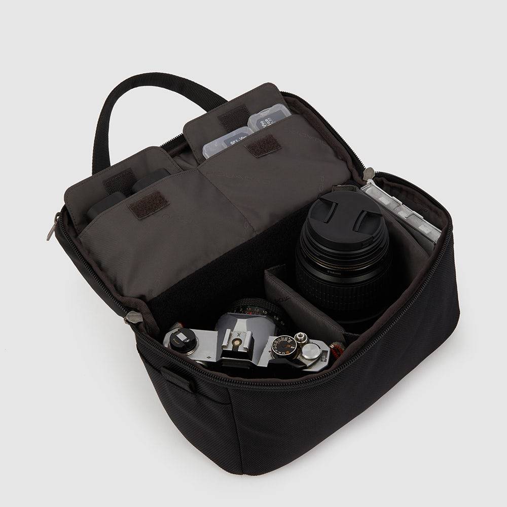 Piquadro Camera bag in recycled fabric In Linea