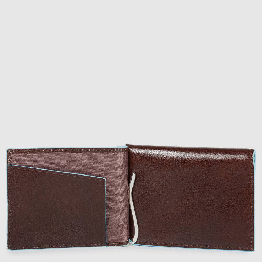 Piquadro Men’s vertical wallet with money clip Qualità