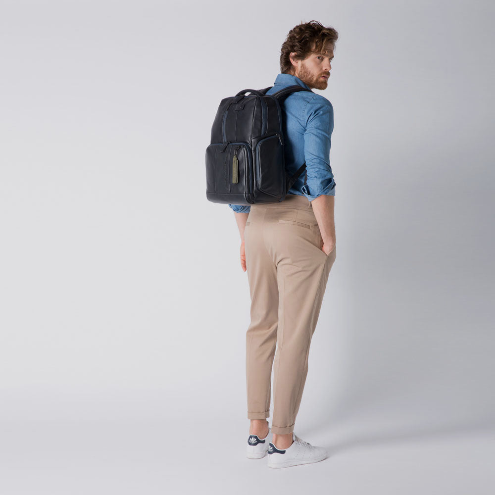 Piquadro Customizable, fast-check PC backpack with iPad® c Presa