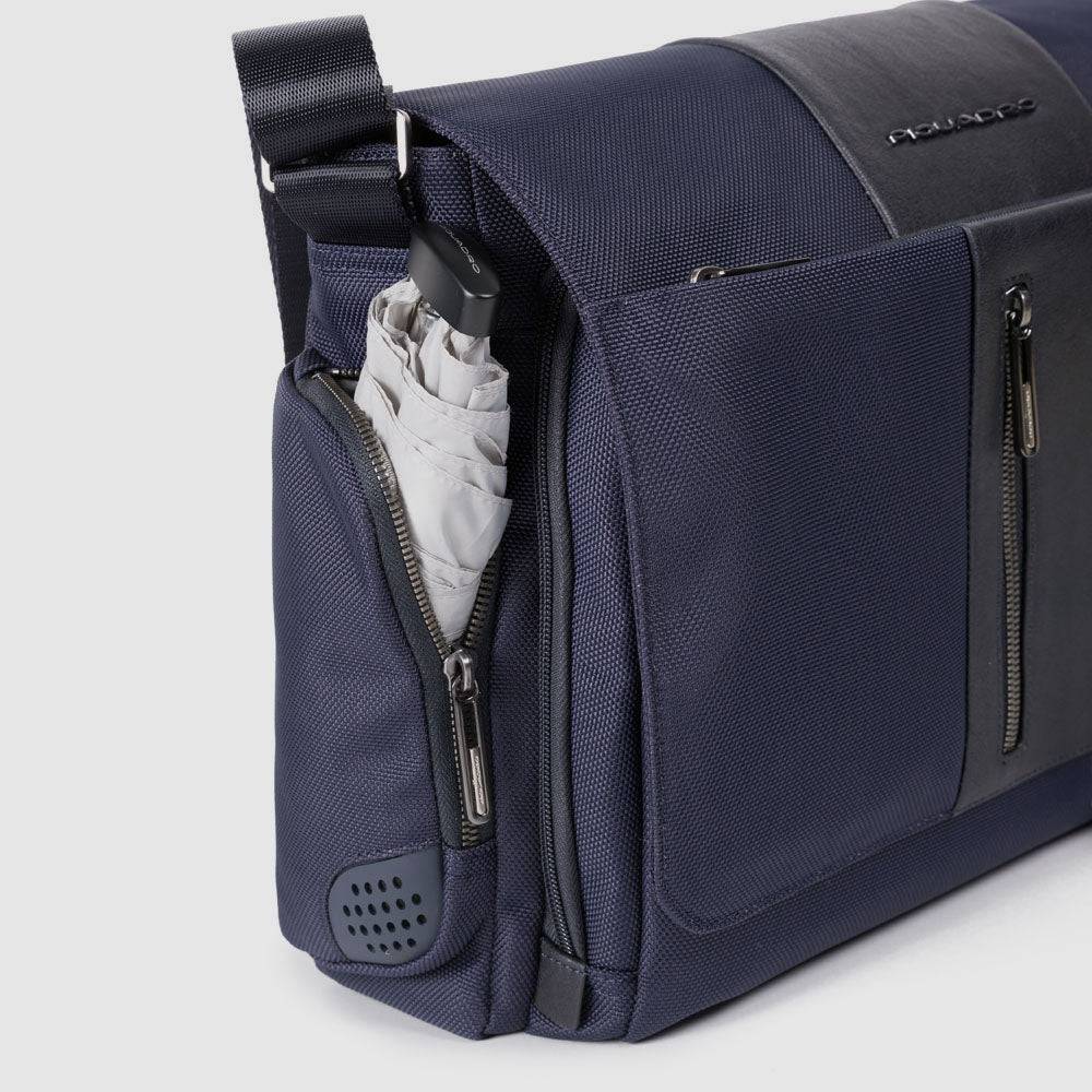 Piquadro Latop messenger bag 14" Vendita Economica